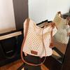 Большая вместительная сумка ручной вязки женская новая летняя сумка через плечо универсальная сумка-тоут для commuting