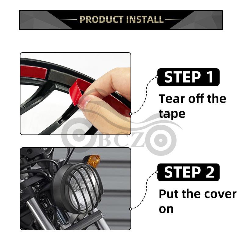 Rebel CMX500 1100 & GV300S Headlight Cover Accessories