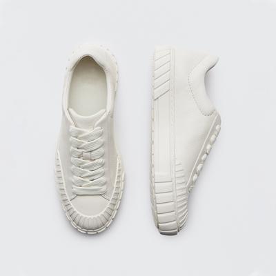 Осенние женские туфли-оксфорды, белые туфли на толстой подошве, женские вулканизированные туфли из коровьей кожи на плоской подошве, кроссовки для отдыха на плоской подошве