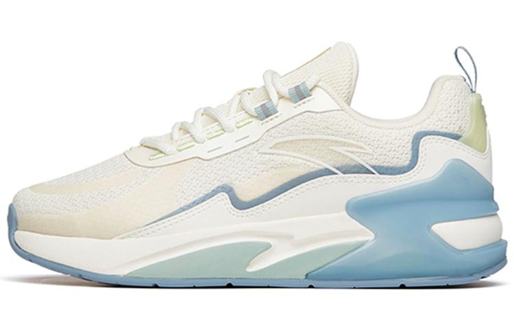 Women's Sneakers Anta Chasing Clouds Cushioning Low top Sports Casual Shoes Women's White Blue Green
