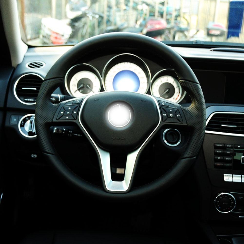 Черная кнопка переключения рулевого колеса, накладка, наклейка для Mercedes Benz ABCE Ml Gl Cla Gla Glk Sl Class W176 W212