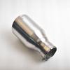 RE Exhaust nozzle 304 stainless steel silvery brushed single tube car exhaust nozzle 2.5 inches 4.5 inches car exhaust nozzle