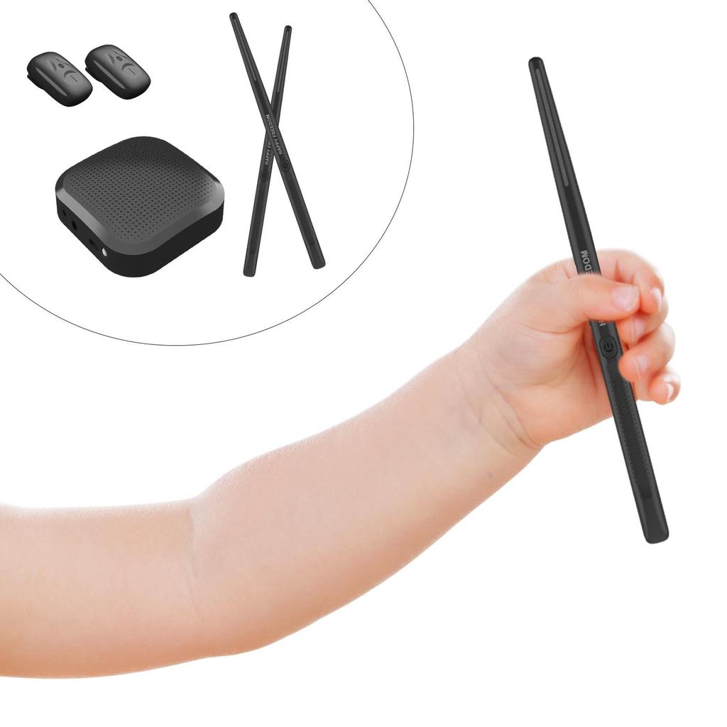 Электрический набор воздушных барабанных палочек Портативный набор воздушных барабанов Инструмент для ударных инструментов Воздух