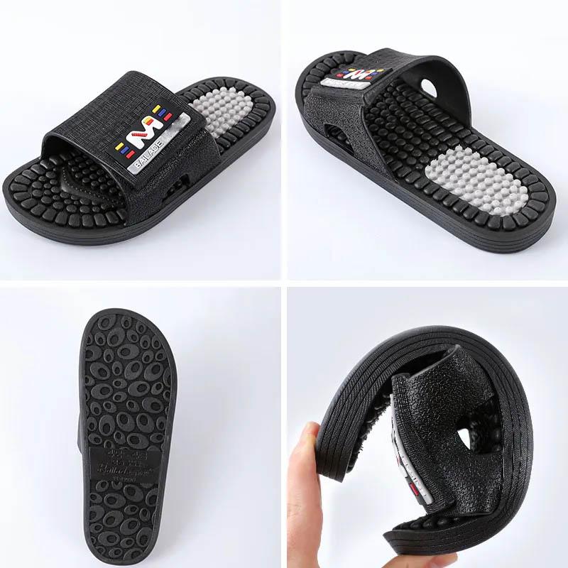 Summer Fashion Unisex Sandals and Slippers Foot Massage Slippers Home Bathroom Non-slip Breathable Leisure Wear Sandals