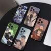 Вот Ты Здесь Аниме Чехол Для Телефона Для IPhone 17,16,15,14,13,12,11 Plus,Pro,Max,XR,XS,X,7,8 Plus,Mini Черный Силиконовый Мягкий