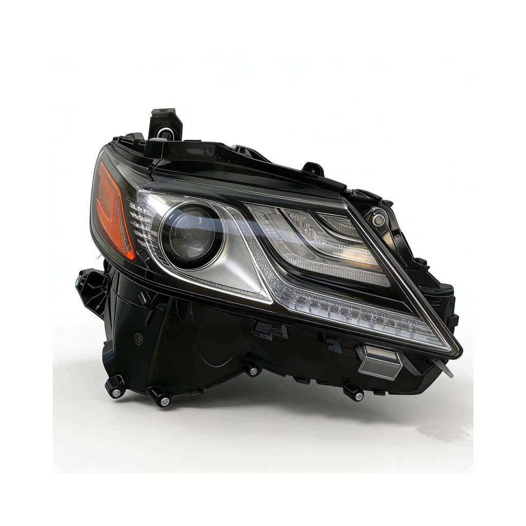 Светодиодная сборка фар для Toyota Camry 2018-2020 (Американская версия, Тройной проектор, Белый/Желтый)