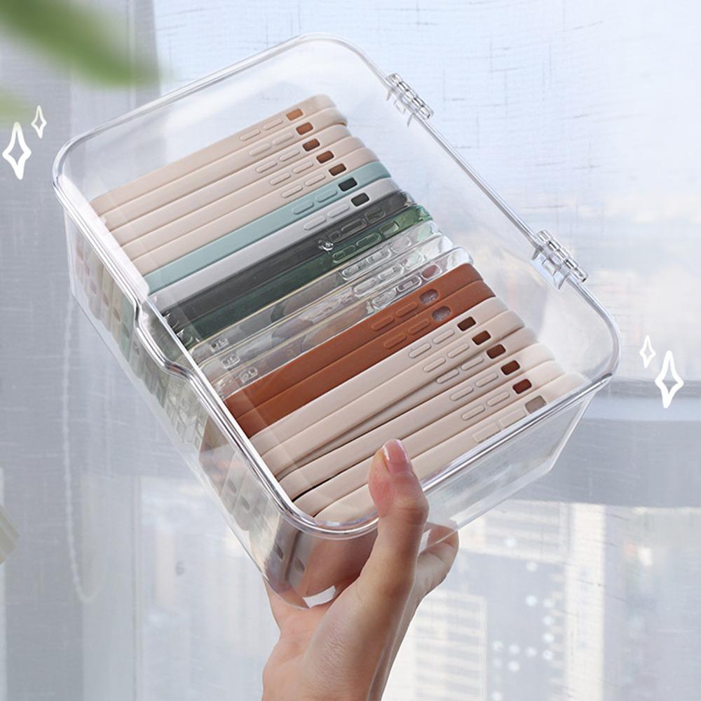 Space Saving Plastic Storage Box Multi Functional Organizer Bin Desk Organizer Storage Bins Home