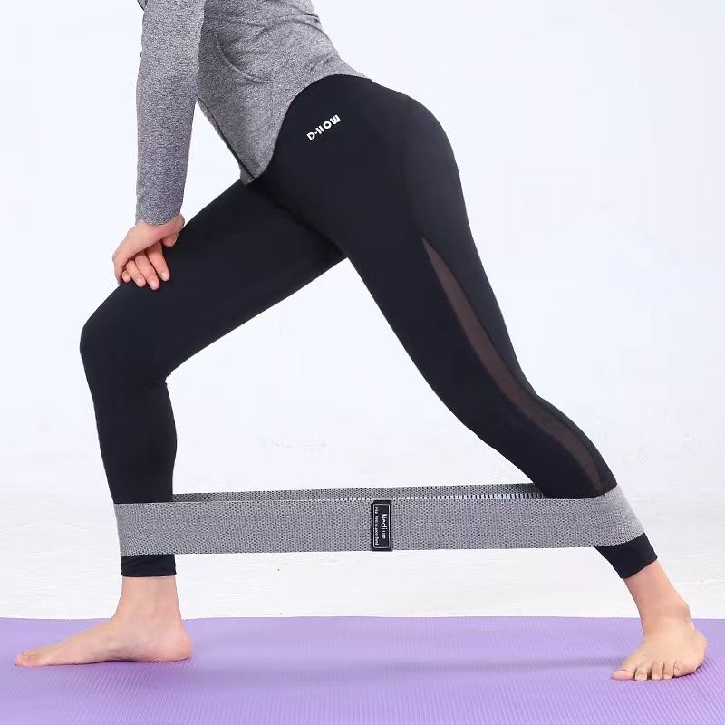 Hip Beauty Resistance Band Yoga Stretch Belt Hip Raise Shaping Fitness Exercise Squat Belt Tension Band Hip Beauty Belt Peach Hip