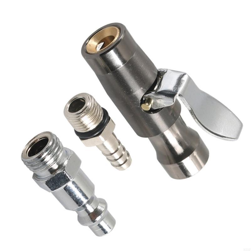 2025 Новый высокопрочный фиксирующийся воздушный патрон с 1/4 дюйма FNPT закрытой конструкции для накачки шин и компрессоров Нет