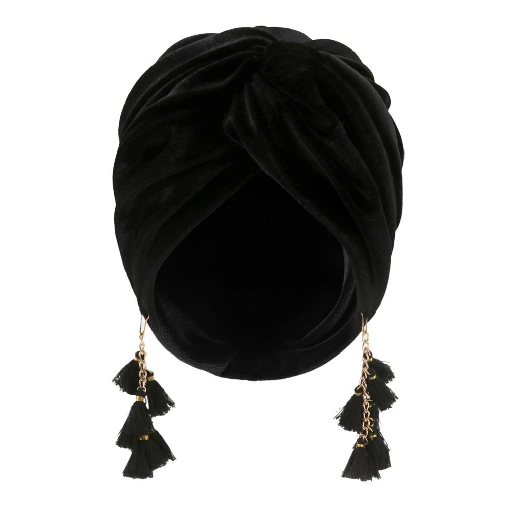 Tassel Fashionable Fringe Hat Solid Color Beanie Hat Simple Sunscreen Beach Hats Lady