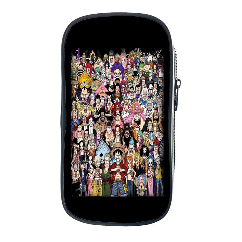 Цельная сумка-карандаш Зоро Луффи Чоппер Эйс, школьные чехлы для юридических школ, кавайная сумка-держатель для канцелярских принадлежностей, чехол для ручек, школьные принадлежности для студентов