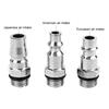3 шт./комплект 1/4" NPT Быстроразъемный соединитель для воздушного шланга Фитинги Практичный US JP EU Тип Комплект Штекер Компрессор для Промышленного использования