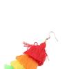 Rainbow Layered Long Drop Dangle Earrings Lightweight Trendy Pride Jewelry  Gift