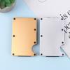 Минималистичный кошелек для мужчин и женщин - Тонкий RFID-кошелек, устойчивый к царапинам, держатель для кредитных карт и зажим для денег, легко извлекаемые деньги