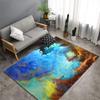 Colorful Galaxy Planet Large Carpet Feather Wind Bedroom Floor Mat