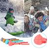 Funny Poop Snow Mold SnowballMaker Snow Toys Winter Snow Mold Tongs Portable Cartoon Snow Sand Clip Mold Kid SnowballFight