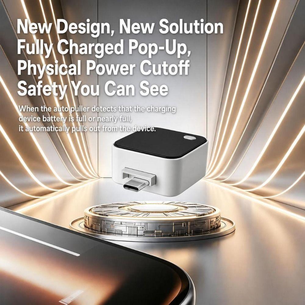 Automatic Ejection Smart Auto Eject Charger Fast Charging Charger For Mobile Phone Charging