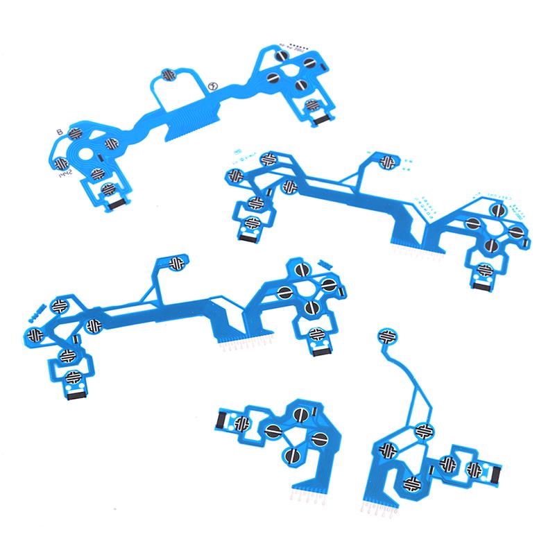 Для PS4 DS4 PRO Slim Controller Проводящая пленка Синяя пленка JDS 050 040 030 010 Ручка Кабель Кнопка Пленка