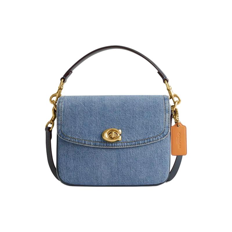 COACH Cassie 19 Turnlock Closure Denim Shoulder Crossbody Bag Small Women's Indigo