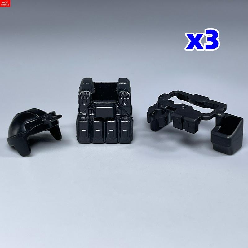 Кирпичи MOC Фигурка 4 см Тело Одежда Пояс 27145 SWAT Образовательные Строительные Блоки Куклы DIY Игрушки Для Детей Рождественские Подарки
