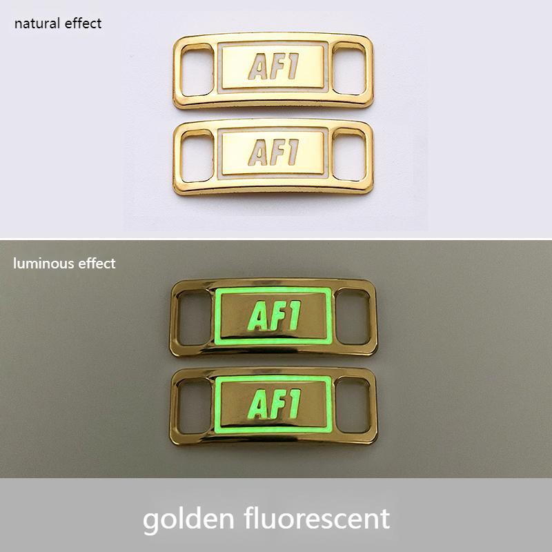 № 8, 2 шт., шнурки с флуоресцентной пряжкой для обуви, светящиеся шнурки для кроссовок AF1, аксессуары для обуви, декоративные шнурки