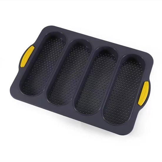 Silicone Baguette Mold Non-Stick Bread Baking Tray High Temperature Resistant Kitchen Baking Accessories