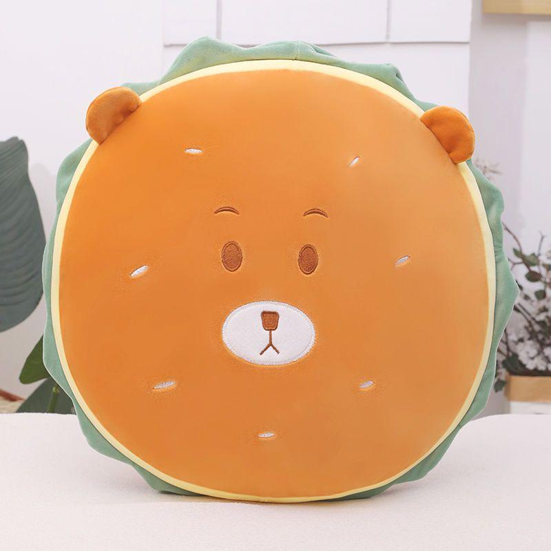 Hamburger Hug Pillow Plush Toy Crawl Mat Sleep Multifunctional Girl Gift