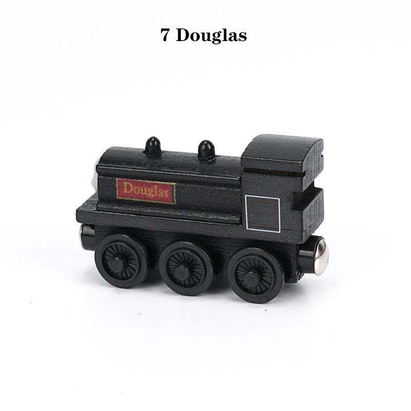 Набор железнодорожных дорожек Томаса и его друзей, игрушка Джеймс Дьюк Петси Генри, поезда из сплава, карета из деревянного сплава, магнитная модель, детская развивающая игрушка