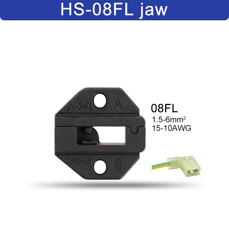 1 шт. HS обжимные клещи, плоскогубцы, штампы, вилка, изоляция трубки, неизолированный флаг, клеммы для коаксиального кабеля, сменные обжимные YEFYM