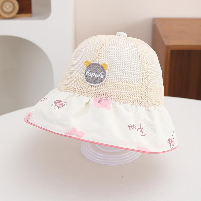 Kids Summer Thin Wide Brim Sun Hat Breathable Mesh Fisherman Cap For Baby Boys Girls Outdoor Travel Shade Bucket Hat