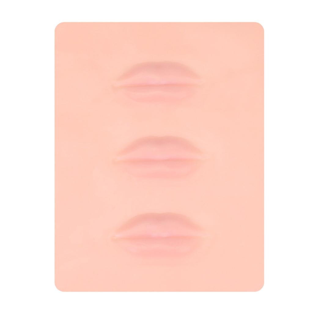 Многоразовая практика силиконовая кожа губы для перманентного макияжа татуировка эластичность человеческих губ микроблейдинг PMU-обучение для начинающих