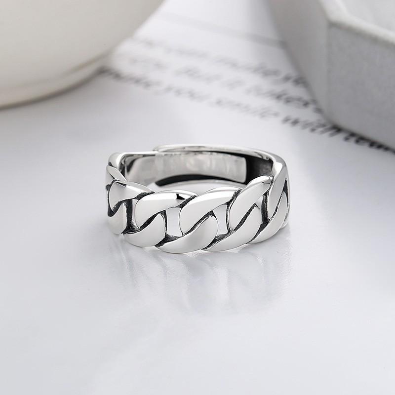 Yan Yu 2025 Унисекс Модное кольцо с плетеной цепочкой