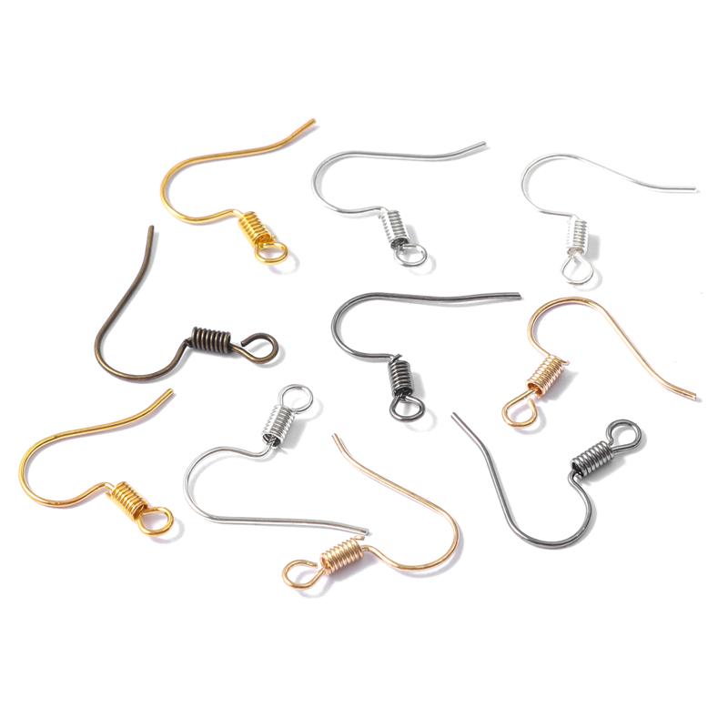 100/200 шт. 19x19 мм ирония, очаровательные фурнитура, серьги, застежки, крючки, фурнитура, аксессуары для самостоятельного изготовления ювелирных изделий