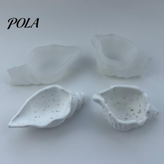 Форма для поделок на морскую тематику, Силиконовая форма Ракушка Раковина, 3D Ракушка для свечей, мыла, гипса, эпоксидной смолы, Морская, Легко извлекаемая, Гибкие формы для смолы, Ювелирных изделий