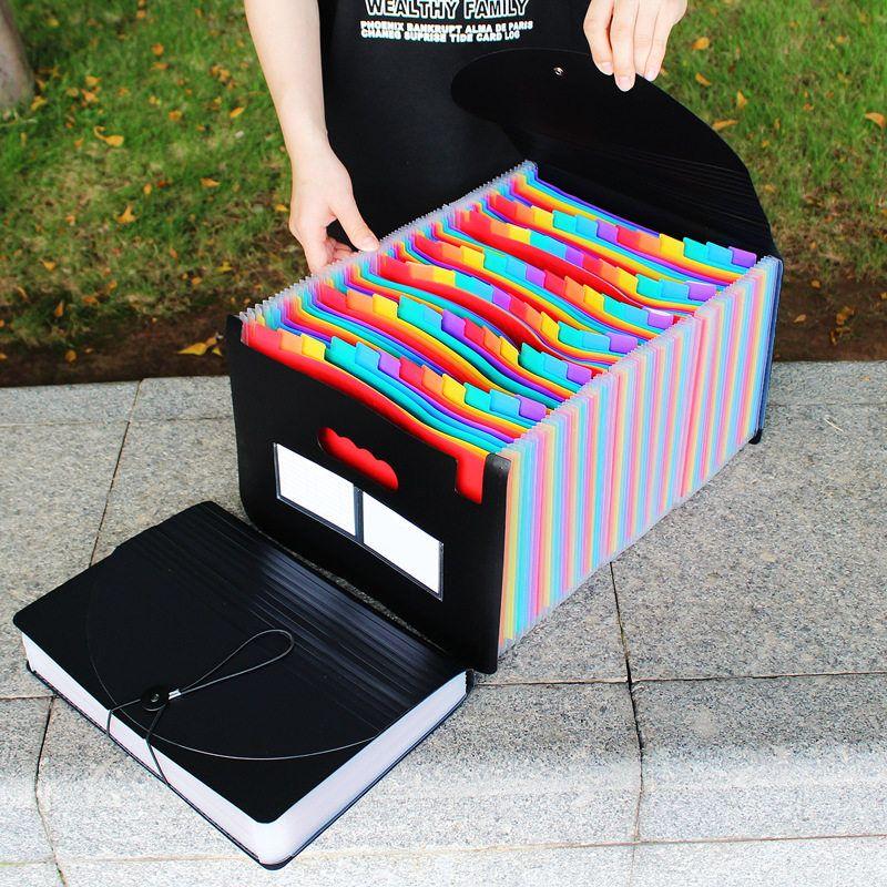 Student Test Paper Clip File Holder Large Capacity Folder A4 Material File Storage Category Folder Bill Bill Folder Pp