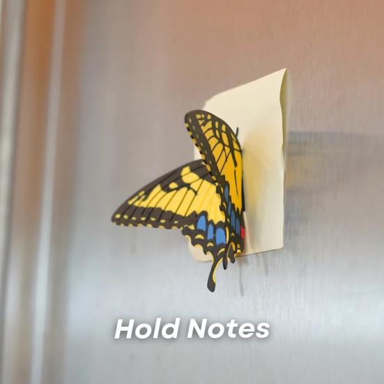 3 шт. Магниты-бабочки для холодильников Реалистичные Двусторонние Крылья Гибкие Магниты для Домашнего Декора в виде Бабочек