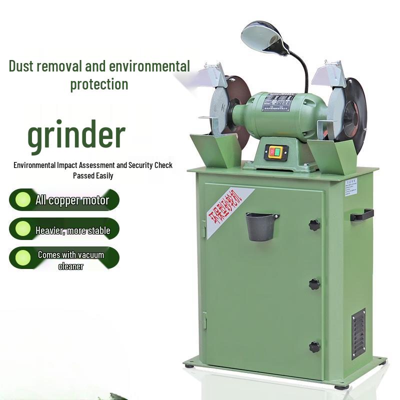 Jieshu'er Industrial 10-inch Bench Grinder with Dust Collector CN plug (adapter included)