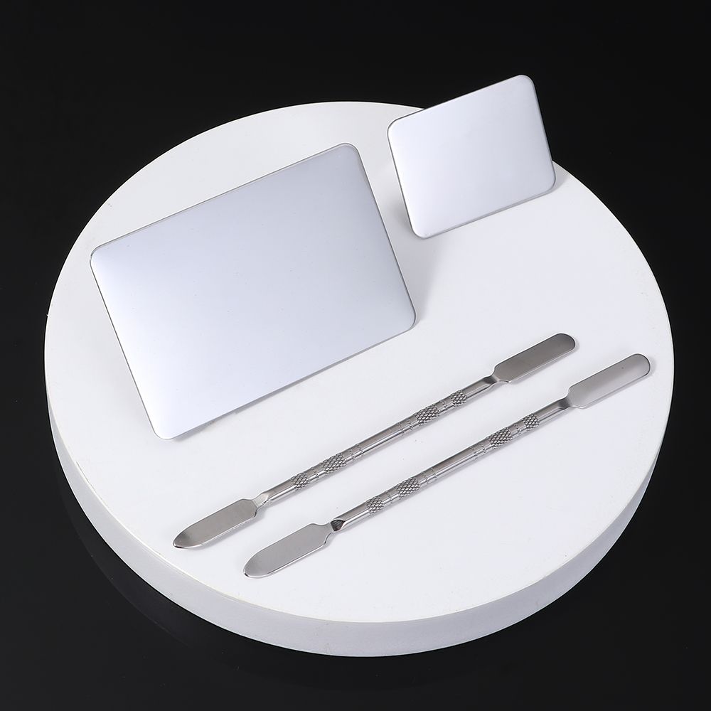 Ring Showing Shelf Foundation Mixing Pigment Holder Agate Palette Nail Art Plate Nail Display Stand