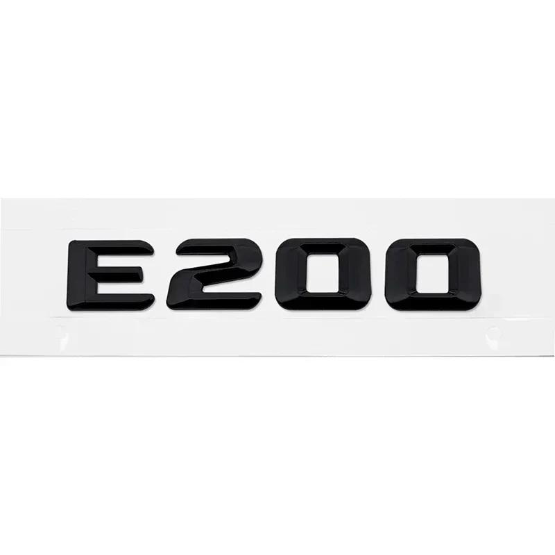 Car Tail Letter Number Emblem Sticker Rear Trunk Badge Decal for Mercedes Benz E Class E53 E55 E63 E200 E220 E230 E240 E250 E260 EIA4