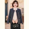 JIANHU Женский осенний жакет в стиле твида