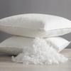 Luxury All-Cotton White Goose Down Pillow and Back Cushion