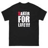 Baker For Life скейтбордист ретро винтаж 90-х дизайн футболки для скейтбординга Унисекс футболка