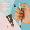 School Office Supplies Press Type Converter Filler Metal 0.38mm EF Nib Ink Pen Fountain Pen