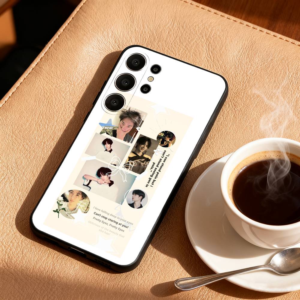 Y-Yibo W-Wang Чехол для телефона The U-Untamed для Samsung S25,24,23,22,30,21,10,9,Ultra,Plus,Lite,FE Мягкий черный чехол
