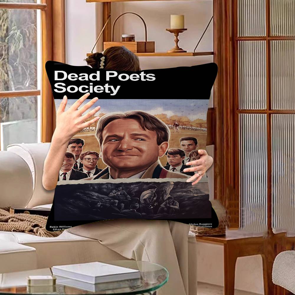 Dead Poets Society Movie Maple Design Cushion Cover Happy Autumn Harvest Decor Holiday Decorati Pillow Cover