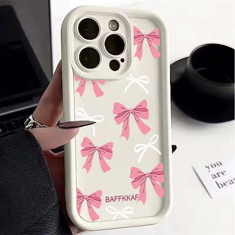 Чехол для OPPO A18 A38 A3 A5 PRO A3X A5X A40 A60 A58 A78 A94 A74 RENO 11F 12F 14 PRO 7 10 6 5 Lite Realme C53 C63 чехол Милый бант