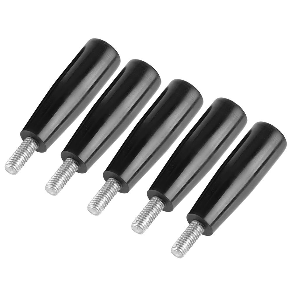 5Pcs Thread Milling Machine Replacement Accessory Tool Revolving Bakelite Handle M8 * 63