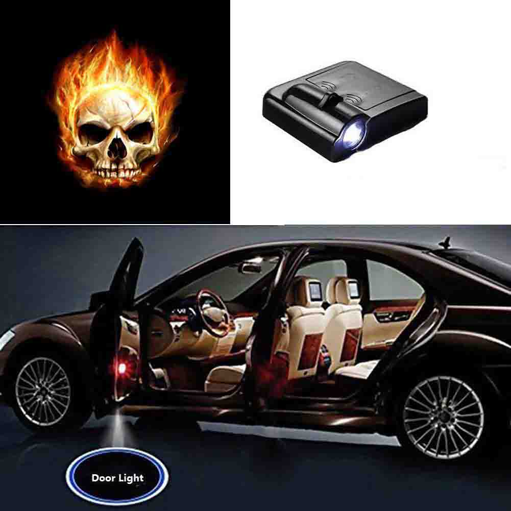 Автомобильный светодиодный теневой проектор. Приветственные огни. Приветственные огни. Лазерный проектор на двери автомобиля.