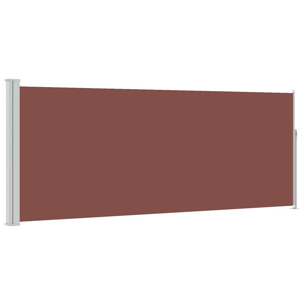 Retractable Side Awning 120x300 cm Brown