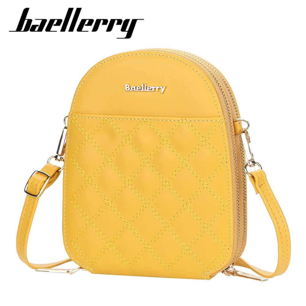 Baellerry Модные женские сумки на ремне из искусственной кожи, сумка через плечо, женская сумка для телефона, кошелек